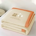 thumbnail image 5 of Clearance Cooling Blanket,Hwkond Machine Washable Lightweight Cotton Quilt - Ideal For AirConditioned Rooms All-Season Cool Comfort Easy Care 110x150cm/43.3x59.05in,Beige,110x150cm, 5 of 7