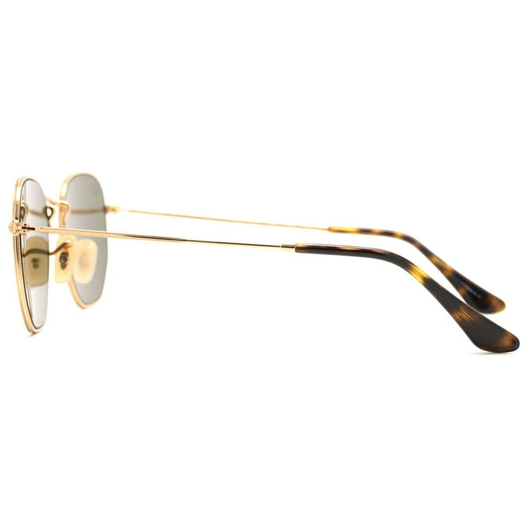 Ray Ban Gold Metal Sunglasses RB3548N 001 Hexagonal Flat Ray Ban Gold Metal Sunglasses RB3548N 001 Hexagonal Flat