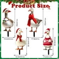 thumbnail image 2 of Festive Christmas Animal Garden Stake Set Insert Art Outdoor Yard Decoration Ornamentation, 2 of 6