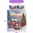 thumbnail image 5 of Santa is Coming Bernese Mountain Dog Merry Christmas Xmas Noel Truck Tree Quilt Bedding Set Berner Lover Gifts 1 Blanket Bed Cover 2 Pillowcases - 02023, 5 of 5