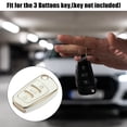 thumbnail image 3 of Unique Bargains Car Key Fob Cover 3 Button Remote Key Fob Case TPU Button Full Protector Cover White for Audi Q3 2015-2020, 3 of 7