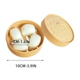 thumbnail image 3 of Deeceymbur Stress Relief Simulation Steamed Dumpling Mini Steamer Food Themed Decor Fidgeting, 3 of 8