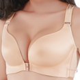 thumbnail image 2 of Women Plus Size Sexy Push Up Bra Front Closure Butterfly Backless Bralette Seamless Bras, 2 of 5