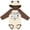 Natural & Brown w Ears, variant on Inktastic Future Chef with Silverware and Hat Boys or Girls Long Sleeve Baby Bodysuit
