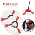 thumbnail image 2 of 3 Pack Casabella Mop Head Replacement Replacement Mop Heads Refill Compatible with O-Cedar EasyWring Microfiber Spin Mop, 2 of 5