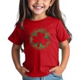 thumbnail image 2 of lnmuld St Patrick's Day Kids Short Sleeve Graphic Tee Festive Holiday Shirt Size:12-13 Years, 2 of 4
