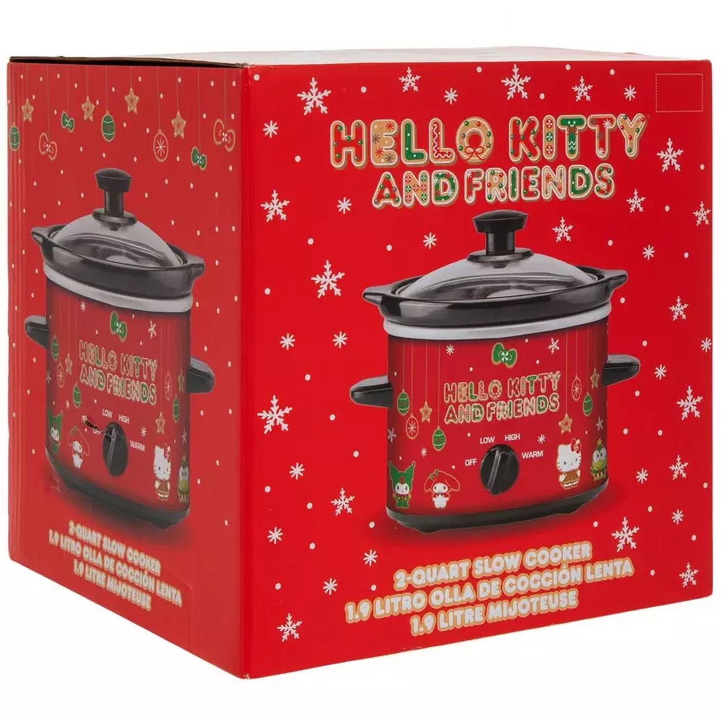 Hello Kitty 2-Quart Slow Cooker, Holiday Design with Temperature Settings