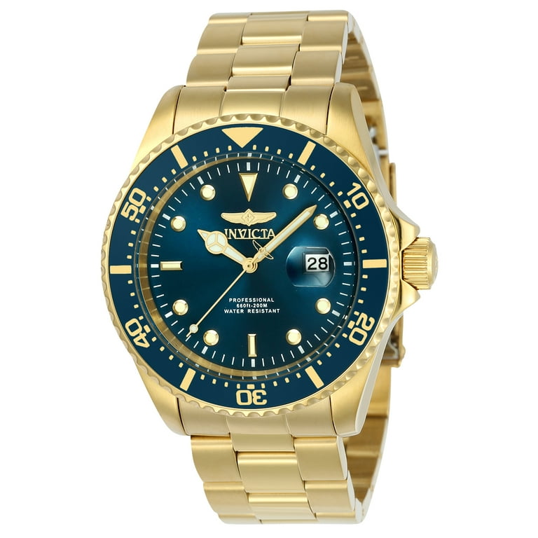 Invicta pro diver gold blue online