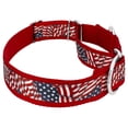 thumbnail image 4 of Country Brook Petz® Patriotic Tribute Signature Martingale Dog Collar, 1 1/2 inch, Extra Large, 4 of 5
