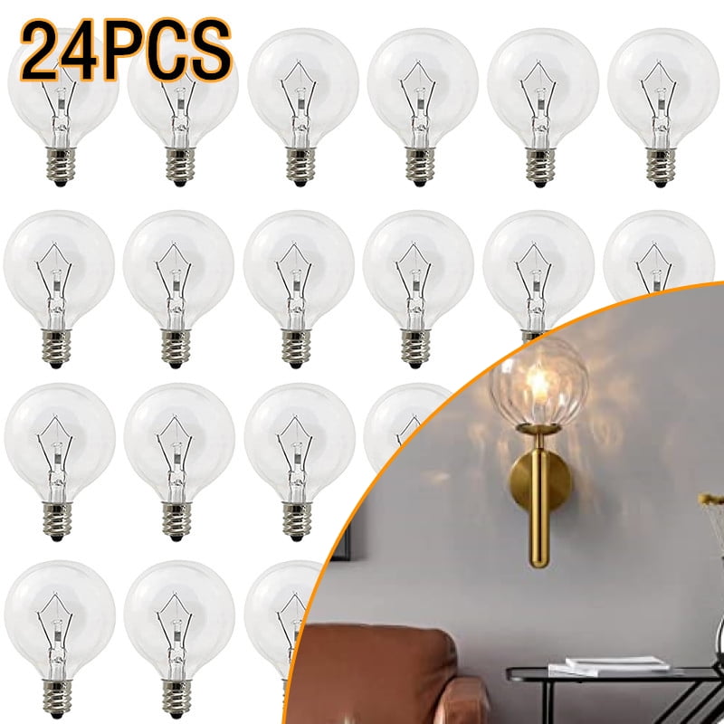 Ledander G50 25 Watt Scentsy Bulb for Full Size Scentsy Warmers,6 Pack