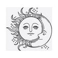 thumbnail image 4 of Fridja Débardeur Sans Manches à Col Rond Imprimé Lune Soleil Décontracté pour Femmes, 4 of 7