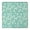 Turquoise Daisy Flower-1, variant on Turquoise Daisy Flower Floral Pattern Square Fitted Tablecloth with Elastic Edge,Square Table Cover,Washable Elastic Table Cover for Home Kitchen Party Decor 34"x34"