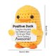 thumbnail image 5 of Pato Tejido Hecho A Mano Duck Emocional Inspirador Positivo Crochet Con Tarjeta para Apoyo Regalos Cumpleaños Mujeres Amigos Compañeros, 5 of 9