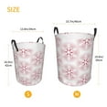 thumbnail image 3 of Gaeub Christmas Snowflakes Dirty Clothes Storage Basket, Toy Storage Bin for Storing Clothing, Diapers, Toys-, 3 of 6