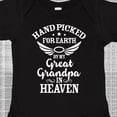thumbnail image 4 of Inktastic Handpicked for Earth by My Great Grandpa in Heaven Boys or Girls Baby Bodysuit, 4 of 5