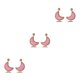 thumbnail image 4 of Pendientes colgantes Minnieouse en forma de luna Rosa claro, 4 of 6