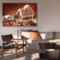 thumbnail image 6 of Christmas Gingerbread House Canvas Poster Bedroom Decor Sports Landscape Office Room Decor Gift,Frame-style,12x18inch(30x45cm), 6 of 8