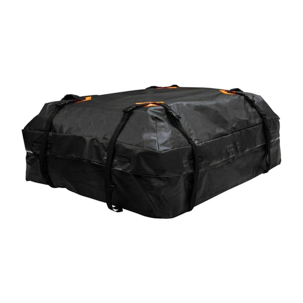 Bolsa de almacenamiento de equipaje de tela Oxford 420D para coche, SUV, plegable, color negro