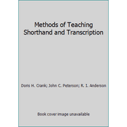 Methods of Teaching Shorthand and Transcription, Used [Hardcover]