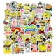 thumbnail image 1 of 50 pegatinas de Bob Esponja de animación de dibujos animados para maleta, portátil, taza de agua, pegatinas impermeables, 11 Feliz Sencillez, 1 of 3
