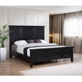 thumbnail image 2 of Coaster Sandy Beach Coastal Wood California King Panel Bed Black, 2 of 8