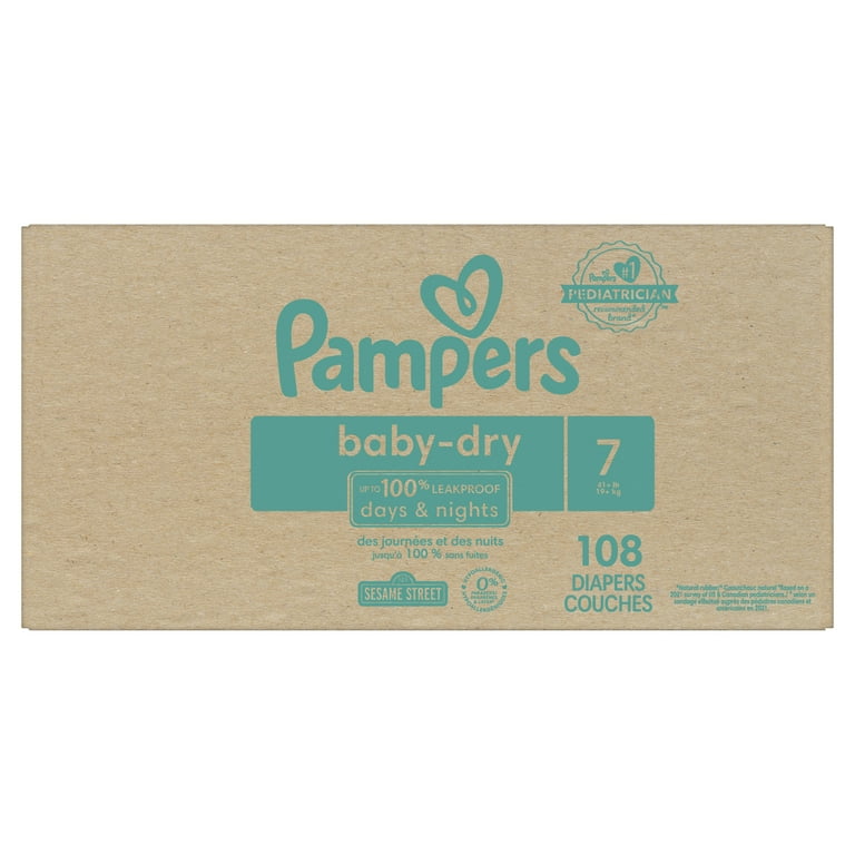 Pampers Couches Baby-Dry Taille 7
