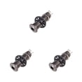 thumbnail image 2 of ZheElen Professional Stereo Output Threaded Output Lightweight 1/4 Inch Input Tube Style Anti-noisy Exquisite Socket Plug Black 3Set, 2 of 6