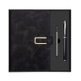 thumbnail image 2 of Meeting Record Book, Business Office Notebook, Thickened Paper for Smooth Writing, Case Format Inner Pages, Durable Binding, 9.1" x 9.1", QFL, 2 of 6