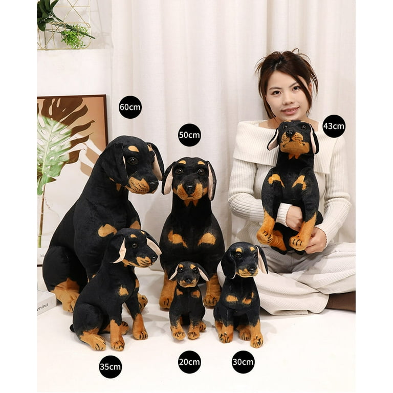 Plush doll Cute dog Rottweiler