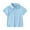 Light Blue, variant on Ruyang Toddler Short Sleeve Polo Baby Boys Girls Golf Shirts Collared Summer Basic Tee Tops Kids Plain Cute Soft Undershirts