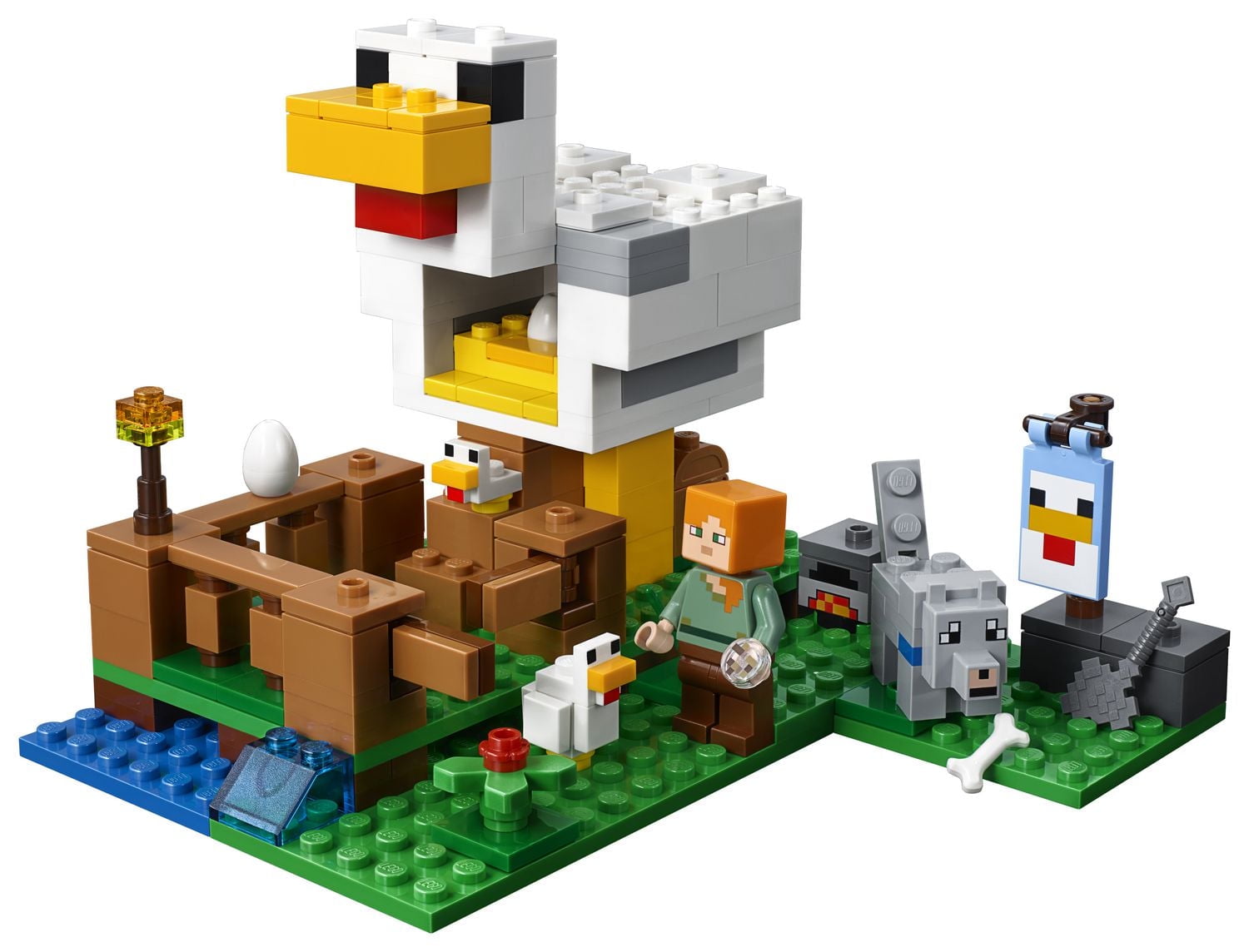 LEGO Minecraft The Chicken Coop 21140 Building Kit (198 Piece)