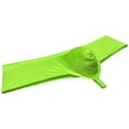 thumbnail image 2 of Botmois 2PCS/Pack Men's Solid Boxer Briefs Low Rise Shiny Thongs Underwear Half Hip Pouch Tangas Mini Beach Bikini Apple Green+Neon Pink M, 2 of 3