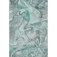 thumbnail image 2 of Addison Rugs Mayfield Washable Transitional Watercolors Teal Rectangle Rug, 5' x 7'6", 2 of 6