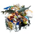thumbnail image 2 of Doitem Paquete De 50 Mini Figuras De Animales Marinos De Vinilo De Plástico Surtido Juego De Juguetes Figura De Vida Realista Bajo El Mar Regalo De Baño Para Niños Educativo Fiesta Infantil Pastel Cup, 2 of 5