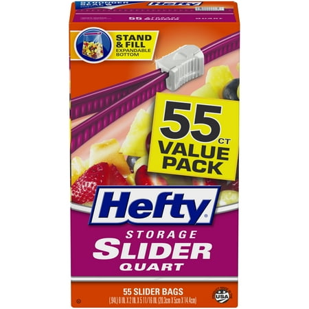 quart hefty slider count bags storage dialog displays option button additional opens zoom