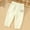 Yellow, variant on SROBPTY Toddler Girls Pants Solid Elastic Waist Straight Leg Breathable Casual Trousers for 1-3Y