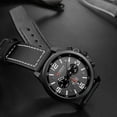 thumbnail image 7 of CURREN 8314 Men Watch Quartz Brand Watch Wristwatch Calendar Hour Minute Time Display Leather Watch, 7 of 7