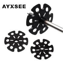 OUNONA 8pcs Walking Stick Protectors Trekking Pole Snow Baskets Plastic Black Prevent Sinking for Outdoor Activities