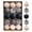 D, variant on Christmas Tree Ornaments Velvet Balls, 15 Pack 2.4 Inch Shatterproof Neutral Hanging Ornaments for Christmas Xmas Decoration Indoor Holiday Decorations