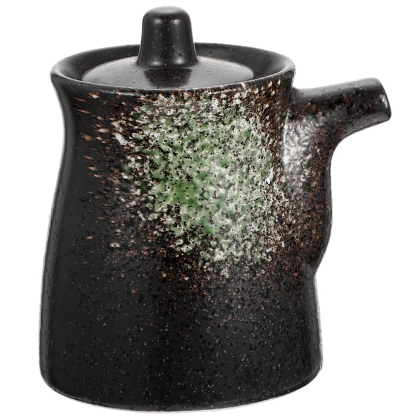 Salsera japonesa, vinagrera, olla de cerámica para condimentos, pimentera, olla para condimentos