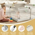 thumbnail image 4 of Pkinoicy Baby Playpen with Mat ，59 x59 In Playpen for Babies and Toddlers, Indoor & Outdoor Activity Center, Safety Baby Fence, 4 of 8