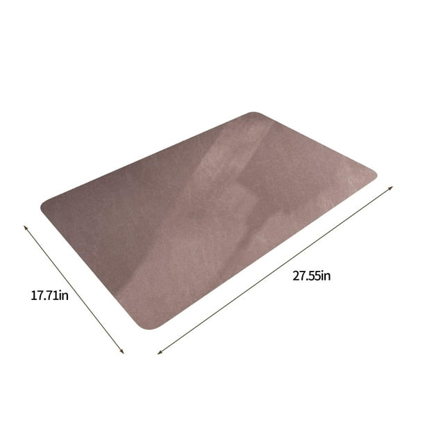 Alfombra De Baño De Piedra Diatomea - 50x80 Cm, Antideslizante, Secado Rápido, Superabsorbente