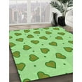thumbnail image 3 of Ahgly Company Machine Washable Indoor Rectangle Transitional Jade Green Area Rugs, 2' x 5', 3 of 7