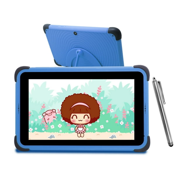 7 Kids Tablet Android Tablet PC 8 GB ROM 1024 * 600 Résolution WiFi Kids  Tablet PC, Vert 
