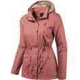 thumbnail image 2 of Ma Croix Womens Hooded Faux Fur Utility Coat Jacket Outwear, 2 of 8