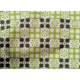 thumbnail image 4 of oneOone Cotton Poplin Light Green Fabric Floral & Tiles Moroccan Craft Projects Decor Fabric Printed By The Yard 42 Inch Wide, 4 of 4