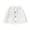 White, variant on GiLiling Denim Skirts for Girls Mini Skirt Elastic Waist A-Line Skirt with Large Pockets and Decorative Buttons for Casual Everyday Wear (Yellow, 4-5 Years)