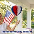 thumbnail image 5 of Independence Day Patriotic Paper Honeycomb Lantern Ornament Hanging Decorations 7.68in Party Decorations for Patriotic Memorial Day Parties, 5 of 6