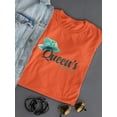 thumbnail image 3 of Queen Bday Iconic Green Hat Shaped T-Shirt Women -Image by Shutterstock, Female 3X-Large, 3 of 4
