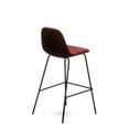 thumbnail image 3 of Pemberly Row Velvet Performance Counter Height Stools (Set of 2) in Red, 3 of 7